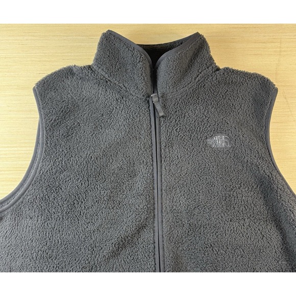 The North Face Men's 2XL Full Zip Sweater Vest Fleece Black - Picture 1 of 5